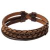 Bracelet en cuir tressé