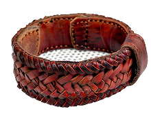 Bracelet en cuir tressé
